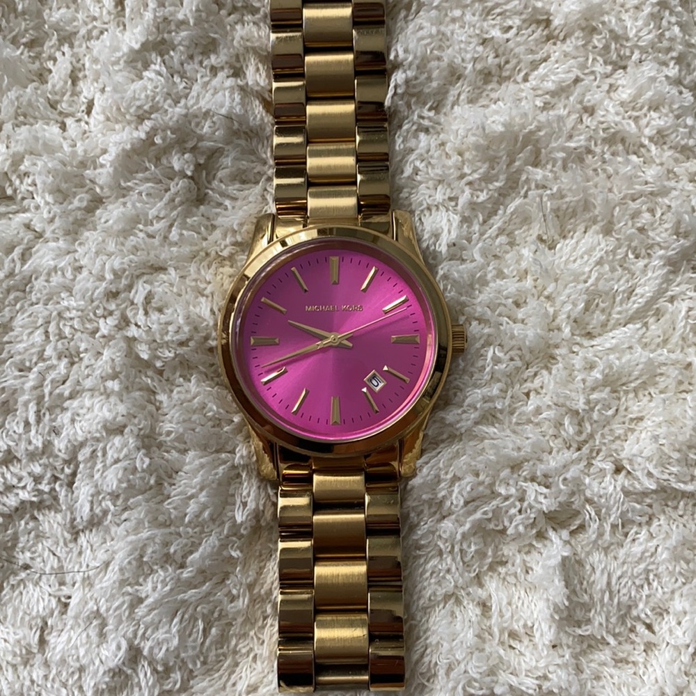 Michael Kors watch with Pink face
